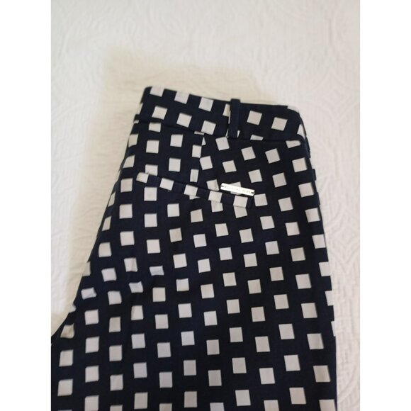 Michael Michael Kors Pants Size 4 Womens Geometric Pattern Offece Professional - Picture 4 of 9